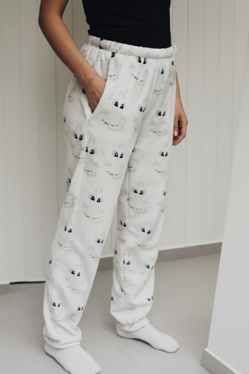 Ejderha Desenli Rahat Pijama PantolonuTM